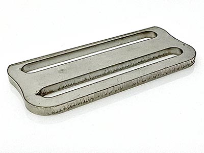 Safety buckle before processing Unfinished buckle with sharp edges