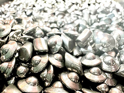 Multitude of finishes from £1 / hour Steel media used for burnishing