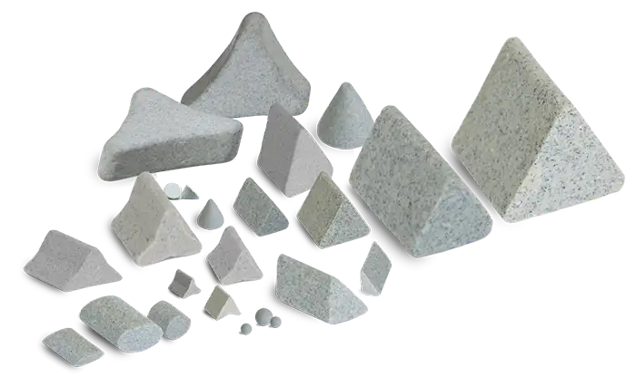 ceramic abrasive chips