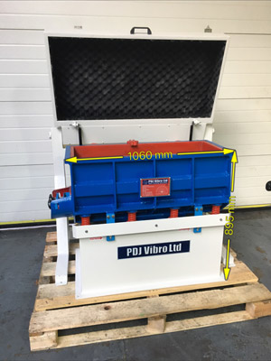 130 litre trough finishing machine