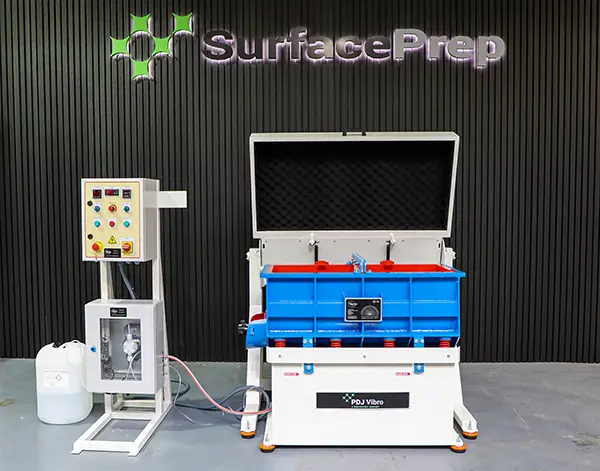 Vibratory Trough Finishing Machine