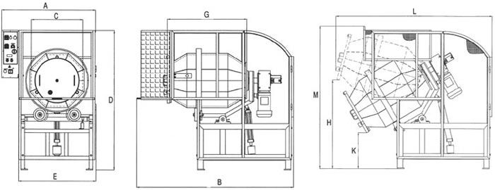 Tumbler type machines