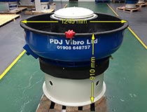 200 Litre Circular vibratory bowl finisher