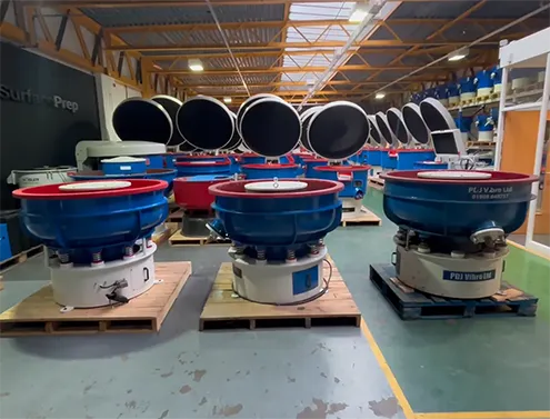 Three 300-Litre Vibratory Bowls
