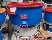 350 Litre Vibratory Finishing Bowl With Parts Unload