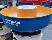 350 Litre Vibratory Finishing Bowl With Parts Unload