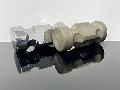 Improving Heat-Treated Metal Components Heat-Treated Metal Components before and after finishing
