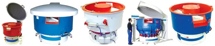 Vibratory finishing machines