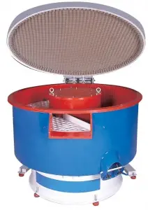 Vibratory Bowl Finishing Machine, with parts unload