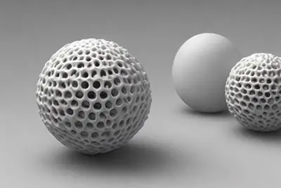 3D printed sls spheres with roughness of 2 ra 3D printed sls spheres with roughness of 2 ra