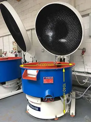 Vibratory bowl finishing machine